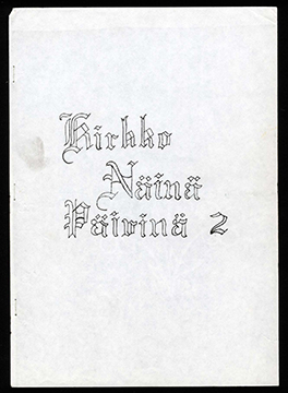 Kirkko N�in� P�ivin� 2/1981