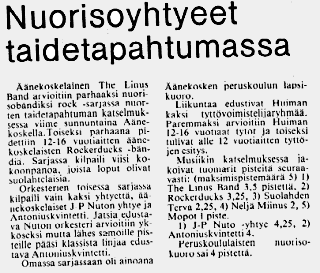 Juttu nuorison taidepahtumasta