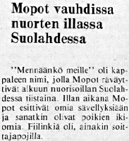 Mopot nuorten illassa -80