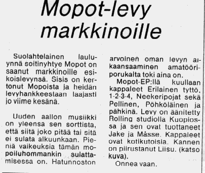 Mopot-EP ilmestyi