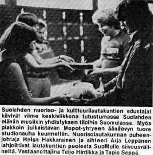 Kaupunki tutustumassa SUOMUn tiloihin